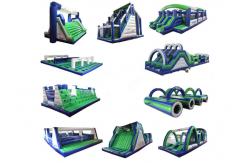 China Giant Inflatable Obstacle Challenges Extreme Insane Inflatable 5k Run Race supplier