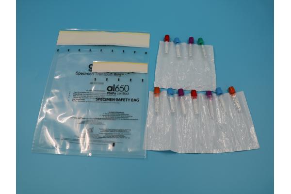 Heavy Duty Biohazard Specimen Transport Bags Autoclavable Tamper Evident Sample Bags