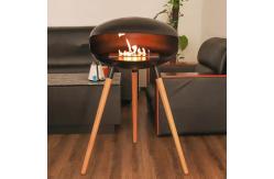 China 1.5L Free Standing Bio Ethanol Fireplace ISO9001 Cocoon Biofuel Fire supplier