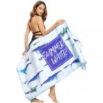 Lightweight Printed Beach Towel With Silk Screen Logo Stylish And Comfortable for sale