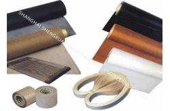 China Bullnose Joint  Coated Fiberglass Conveyor Belt For Screen Printing Machine supplier