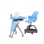 OEM Training Room Tables And Chairs ABS / PP Foldable Table And Chairs for sale