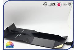 China Magnetic Closure CMYK Customzied Foldable Gift Box Matt Lamination With Silk Ribbon supplier