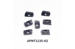 China APMT1135-H2 Tungsten Solid Carbide Milling Insert PVD Coating For Steel supplier