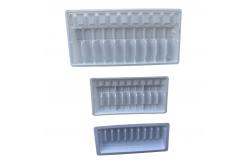 China Customized Vacuum Tray Packaging 1ml 2ml 5ml 10ml PET Water Injection Ampoule Tray supplier