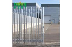China 1.8m High Powder Coating Galvanized Palisade Fencing D Section Pale supplier