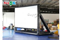 China Inflatable Big Screen Backyard Inflatable Movie Screen Rear Projection Logo Printing supplier