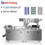 Honey Pill Tablet Blister Sealing Packing Automatic Blister Package Machine for sale