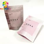 High Quality Biodegradable Smell Proof Matte Black  Plastic Packaging Bags for sale
