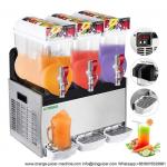 Freon R134a R404a Three Bowls Margarita Slush Machine / Slush Puppy Machine for Hotel for sale