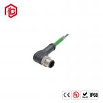 Customized LED Waterproof Connector M12 Industrial Waterproof right-angled elbow Plug for sale