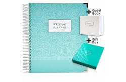 China Hard Paper Cover Custom Personal Planner With Planning Stickers / Gift Box supplier