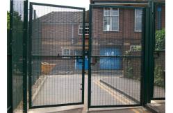 China 3.95mm Green Colored 358 Security Mesh Fence supplier