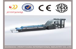 China Fully Automatic Flute Laminating Machine For 350gsm Paper Cardboard PLC Control supplier