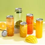 12oz 350ml 16oz 500ml Plastic Juice Bottles With Easy Open Lid for sale