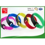 250mm * 20mm Adjustable Hook Loop Strap , Pure Nylon Luggage Straps for sale