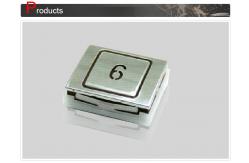 China COP LOP Elevator Push Button with Special Filing Process / Braille Lift Buttons supplier