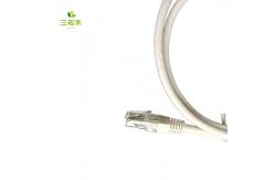 China IATF Gold Plated Plug Cat 8 RJ45 Ethernet Cable With Magnet Ring supplier