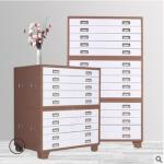 Multi Layer 0.069cbm Ergonomic Handle Metal Drawer Cabinet Knocked Down Structure for sale