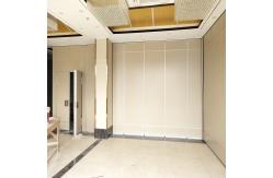China Philippines Operable Wall System Wood Sliding Folding Acoustic Partitions For Conference Hall supplier