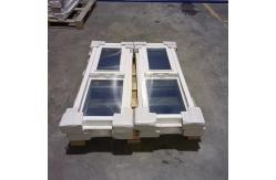 China Good Market Reputation UPVC Single Hung Window Featuring Pvc Grid Design supplier