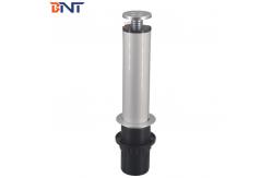 China Vertical Desk Power Outlet 3 Ways EU Power Pneumatic Pull Up Power Socket supplier