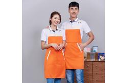 China Polyester Protective Kitchen Cooking Apron Plain SGS Elastic Strap ODM supplier