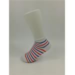 Knitted Elastane Red Kids Cotton Socks No Show Socks Type Eco - Friendly for sale