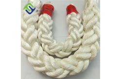 China Diameter 56mm×220m 8 Strand Braided Nylon Mooring Rope With ABS Certificate supplier