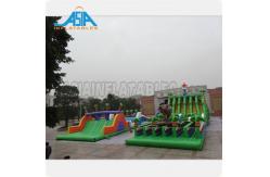 China Waterproof Inflatable Amusement Park / Giant Inflatable Obstacle Course supplier