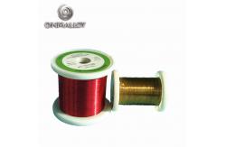 China Lacquered Enameled Insulated Resistance Wire 180 Degree Celsius Coating Thermal Level supplier