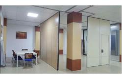 China MDF Board Movable Wooden Partition Wall for Conference Room Aluminium Frame supplier