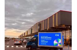 China 16ft 12ft 14ft Mobile Digital LED Billboard Truck 192*192mm Box Mounted Customized supplier