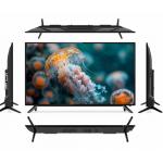 Tempered Glass 75 Inch LED TV 4K Ultra Narrow Bezel With Plastic Housing for sale