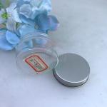 Confectionery 420ml Clear Plastic Cylinder Can with Aluminum Lid for sale