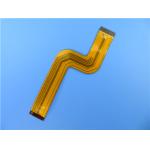 Multilayer Flexible PCBs Polyimide PCBs at 0.25mm Thick With Immersion Gold