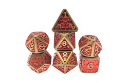 China Dice Set Multipurpose Practical Plating Sharp Trade Card Polyhedral Metal supplier