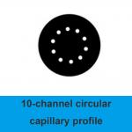 High Precision 10 Channel Capillary Quartz Tube Circular for sale