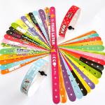 Custom PVC Wristbands with Silk Screen Printing The Ideal Event Identification Solution