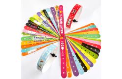 China Custom PVC Wristbands with Silk Screen Printing The Ideal Event Identification Solution supplier