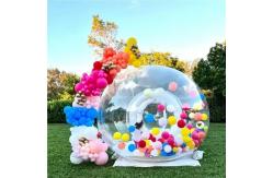 China Transparent Inflatable Bubble Tent Bubble House 5m With Blower supplier