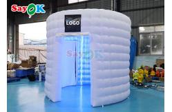 China OEM Inflatable Photo Booth Tent Automatic Inflatable 360 Photo Booth Enclosure Backdrop supplier