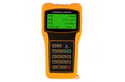 China RS232 Digital Handheld Ultrasonic Flow Meter With 4 Line Large Screen LCD supplier