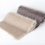 70-80mm Pile Length Acrylic Hair Tippy Dyeing Synthetic Fur Fabric for Winter Coat for sale