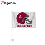 CRIMSON Flagolden car flags screen printed high quality for sale