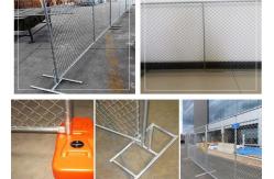 China Hot Dipped Galvanized Temporary Mesh Fencing , Chain Link Wire Mesh Fencing supplier