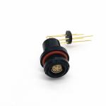 5pin Fischer Rear Mounted Right Angle Connector With PCB Contacts