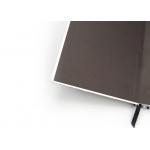 Hard Back Personalised A5 Notepads Pages Ruled Black Custom Printing