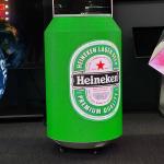 Custom Special Beer Bottle Creative LED Screen For Advertising , Beverage Can Shape Flexible LED Display for sale