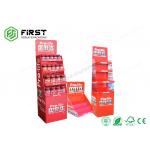 Retail Store Foldable Paper Display Racks POP Free Standing Floor Display Stand for sale